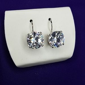 Sparkling CZ "Diamond" Earrings